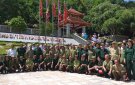 Lớp tập huấn Hội cựu TNXP tỉnh Thanh hóa thăm và dâng hương tại "Hang Co Phường" xã Phú Lệ