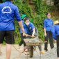 Sinh viên tình nguyện hè năm 2022 tại xã Phú Lệ